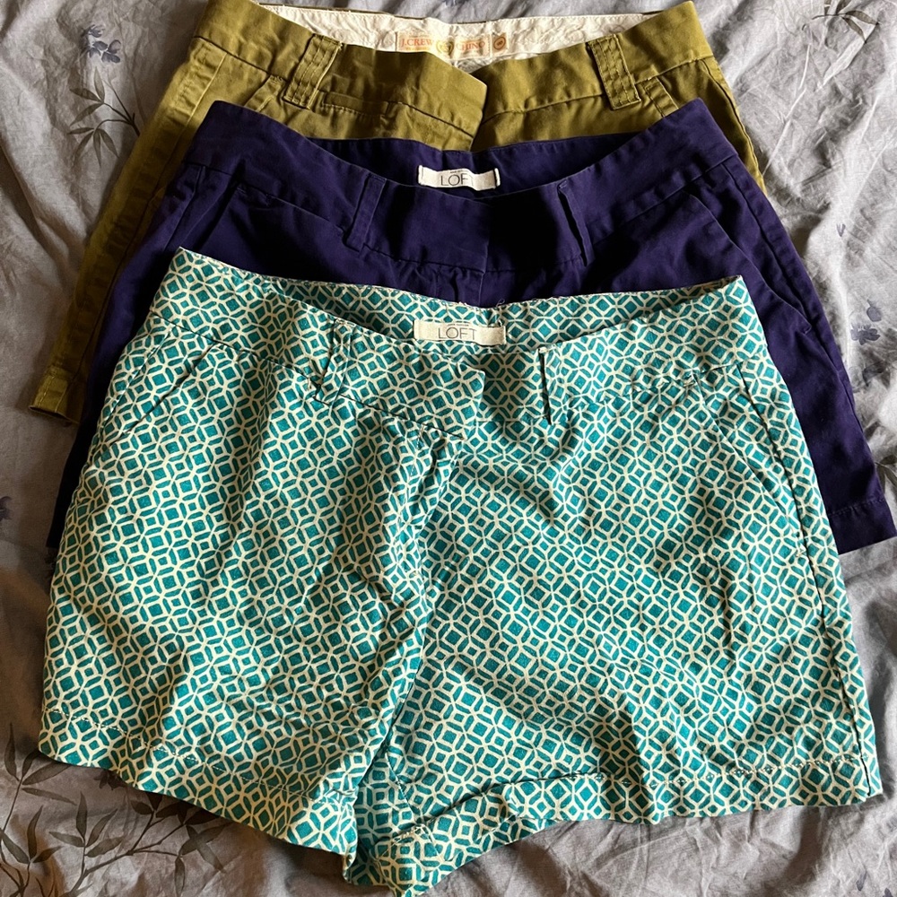 Group of three shorts